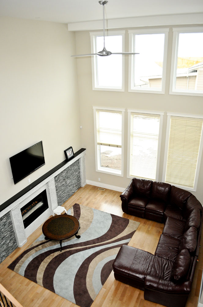 Dufferin Custom Home living room.